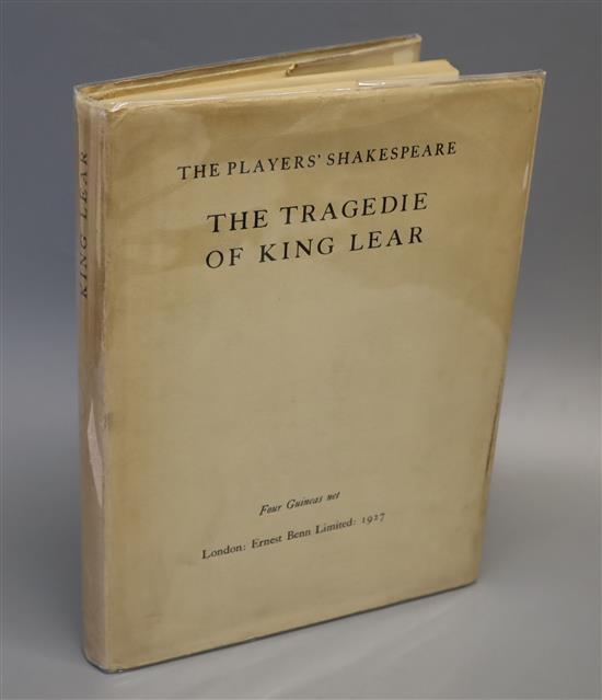 Shakespeare, William - Shakespeares The Tragedie of King Lear Newly Printed from the First Folio of 1623,